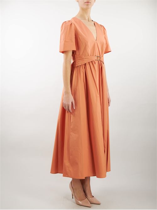 Poplin midi dress with Oval T Twinset TWIN SET |  | TT202011536